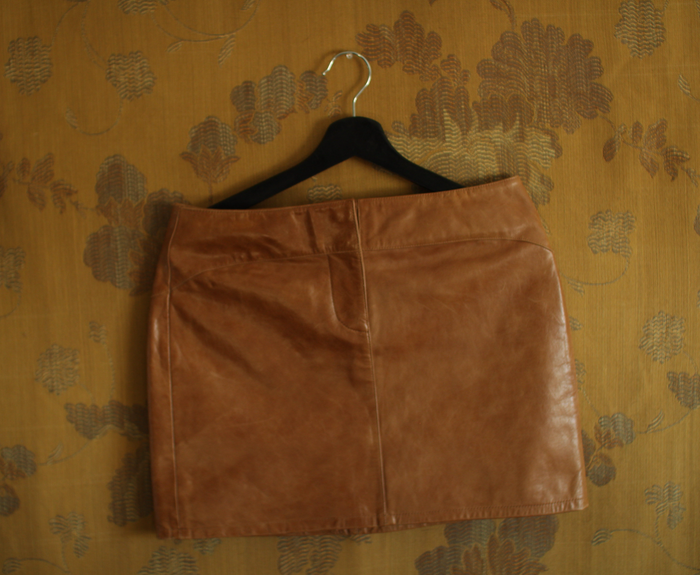 Vintage GAP Leather Mini Skirt