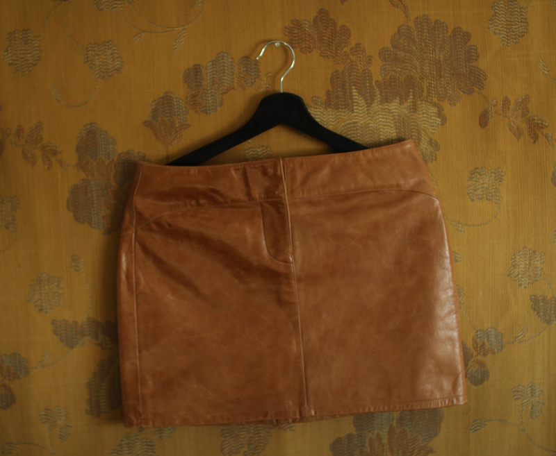 Vintage GAP Leather Mini Skirt